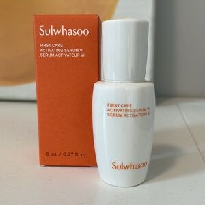 NEW in Box Sulwhasoo First Care Activating Serum‎ VI 8 ml Travel/Mini